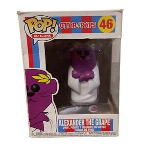 New Funko Pop AD Icons Otter Pops Alexander The Grape #46 vinyl Figure